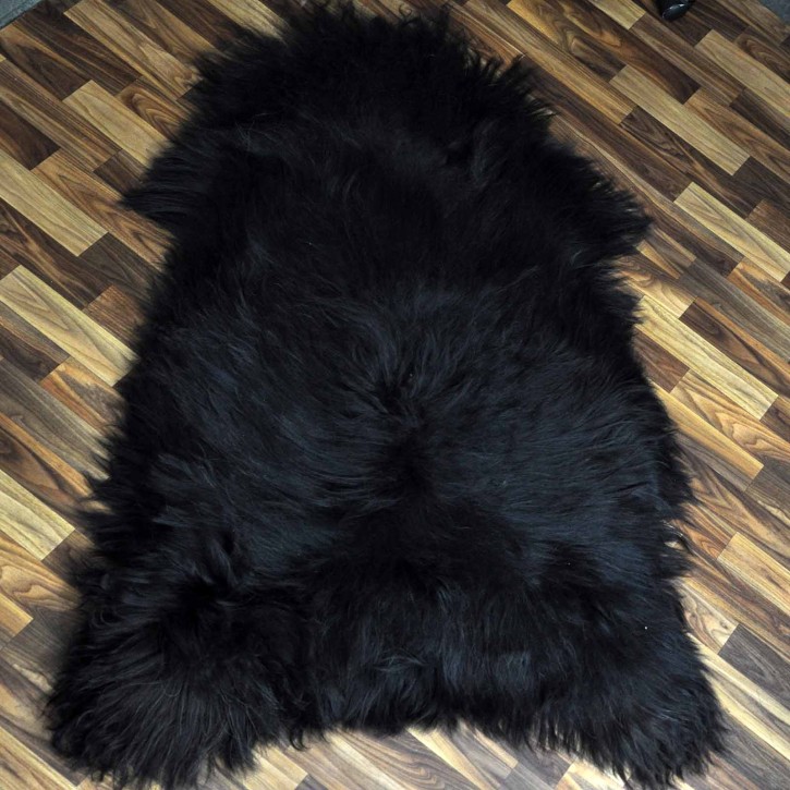 XXXL Island Schaffell schwarzbraun 140x90 riesig #2109