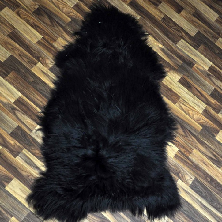 XXL Island Schaffell schwarzbraun grau 125x70 günstig #2122