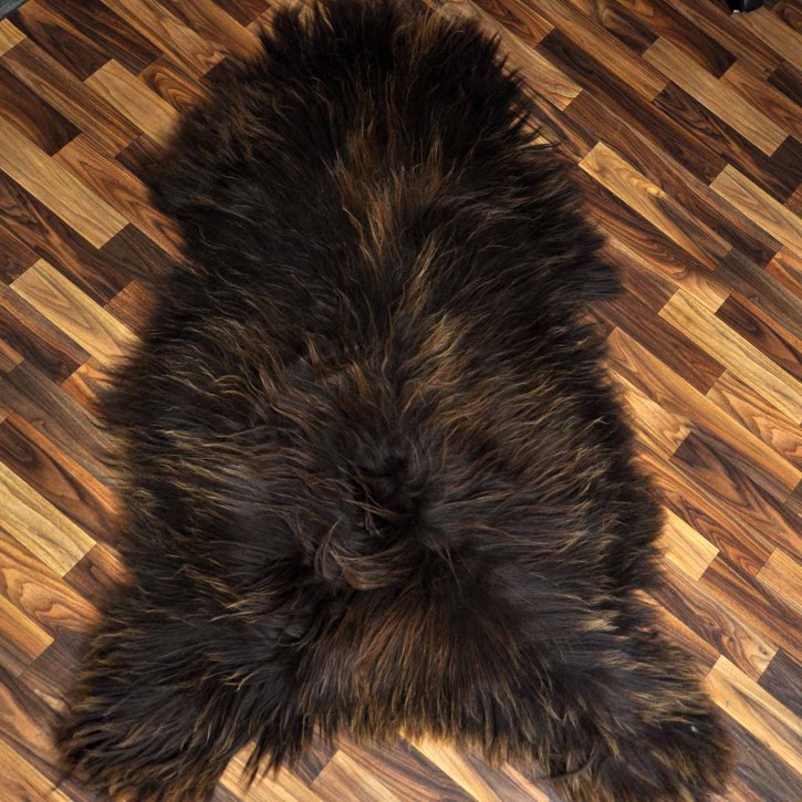 XXXL Island Schaffell braun 130x85 Teppich Krampus #2292