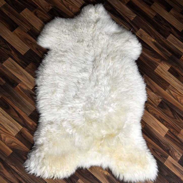 Echtes Schaffell Lammfell creme weiss 120x75 Sale Aktion #2345