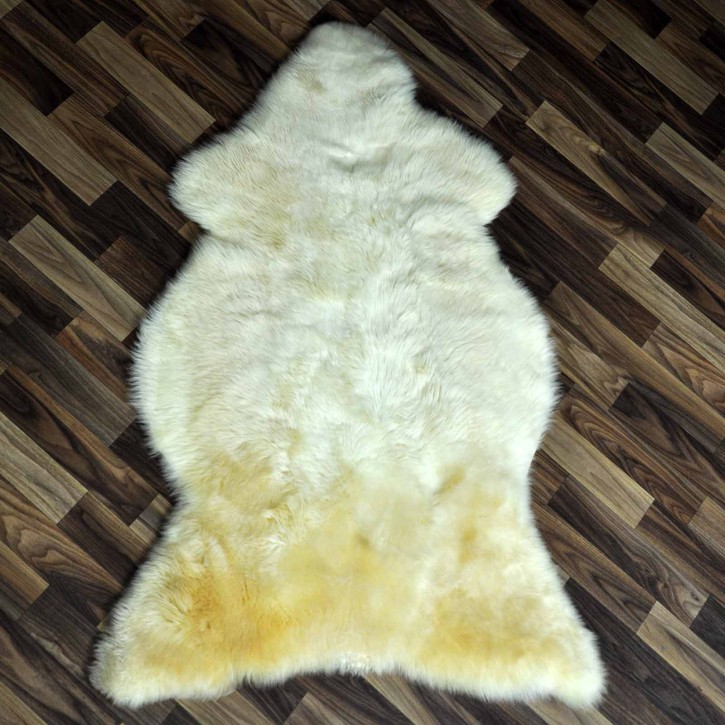 Echtes Schaffell Lammfell beige 120x75 Sale Aktion #2355