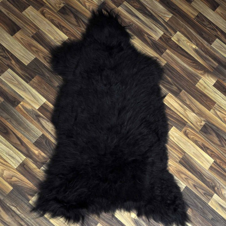 Echtes Schaffell Lammfell braun 110x65 Sale Aktion #2363