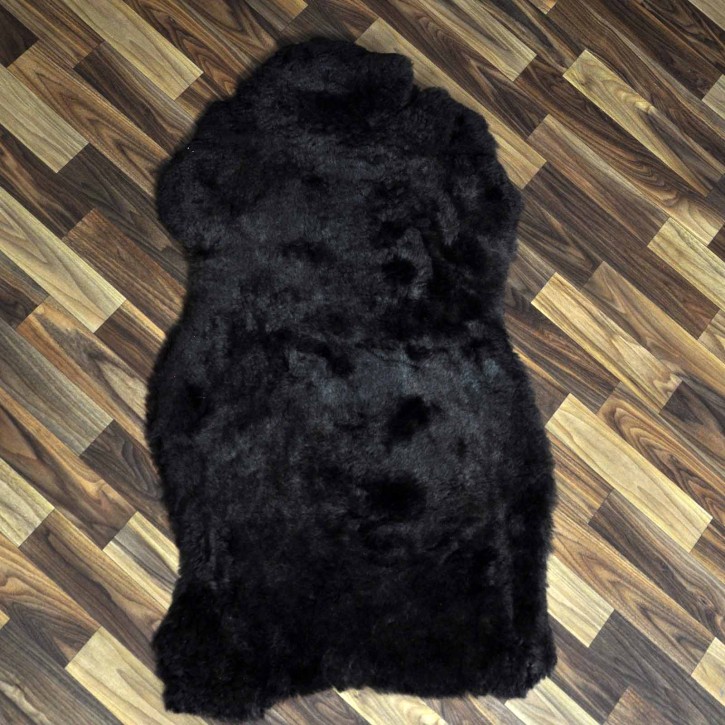 Echtes Schaffell Lammfell braun geschoren 100x55 Sale Aktion #2364
