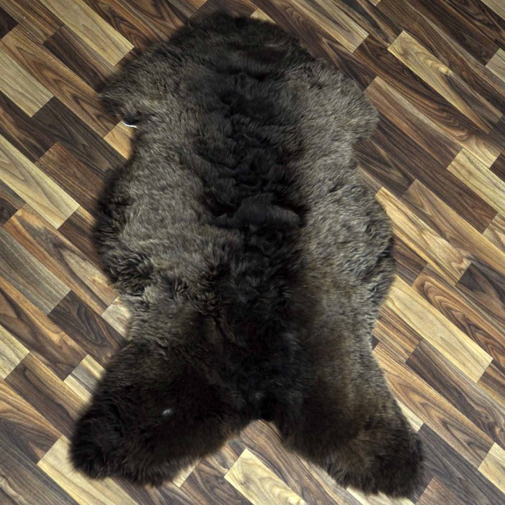Echtes Schaffell Lammfell braun 95x65 Sale Aktion #2368