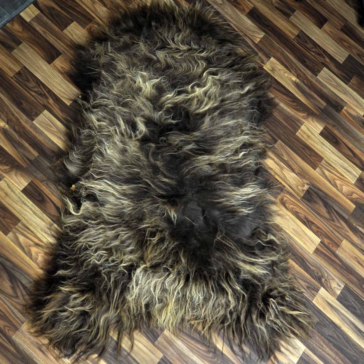 XXXL Island Schaffell braun 135x85 Teppich Krampus #2438