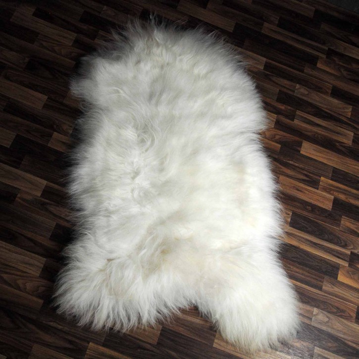 XXXL ÖKO Island Schaffell creme weiß 135x85 Fell riesig Fell #5285