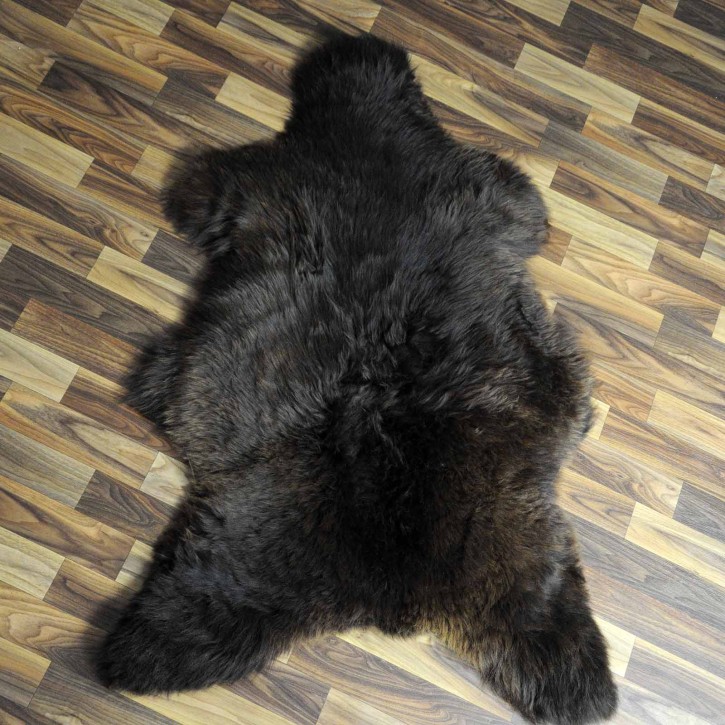 XXL ÖKO Schaffell Lammfell braun 120x80 Geschenk #5719