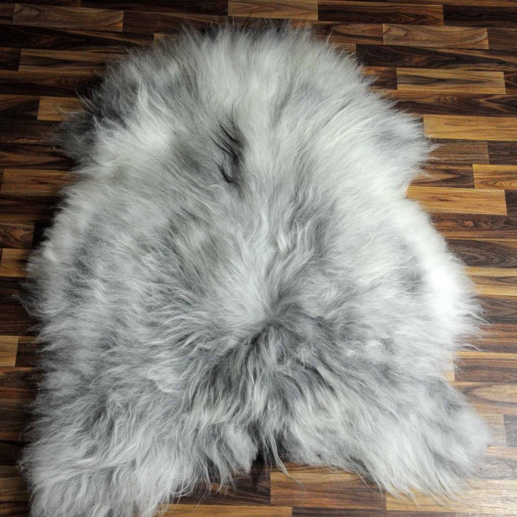 XXL ÖKO Island Schaffell grau beige 125x90 Krampus #6359 XXL ÖKO Island Schaffell grau beige 125x90 Krampus #6359