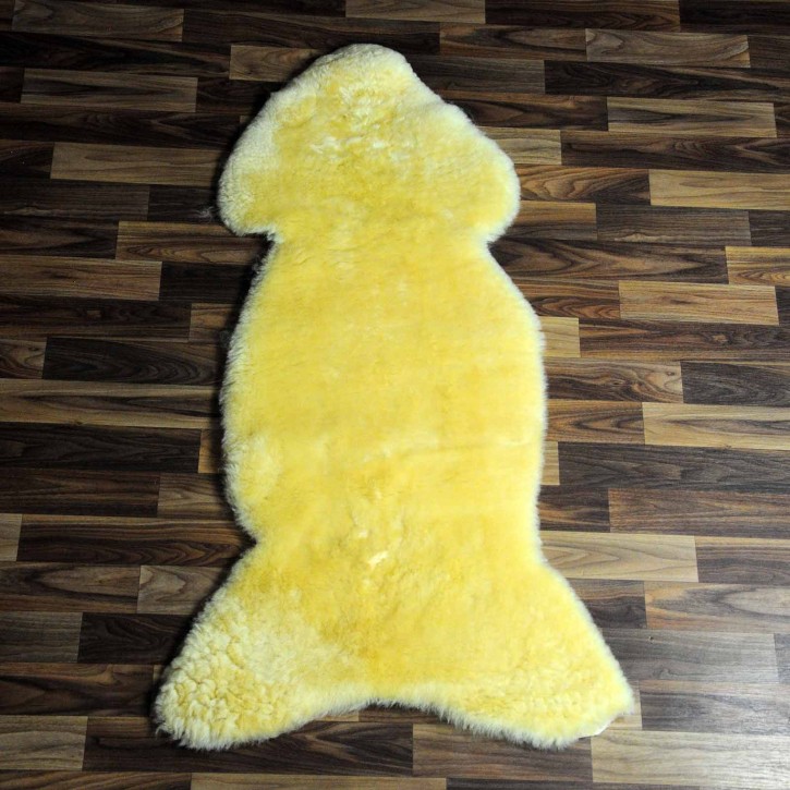 XL ÖKO Schaffell medizinisch gegerbt 115x65 Bett Auflage #6454
