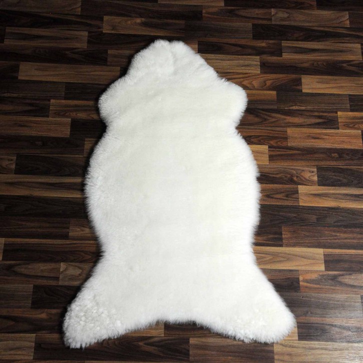 ÖKO Lammfell Schaffell Fell weiß 100x65 geschoren Eisbär Geschenk #6557