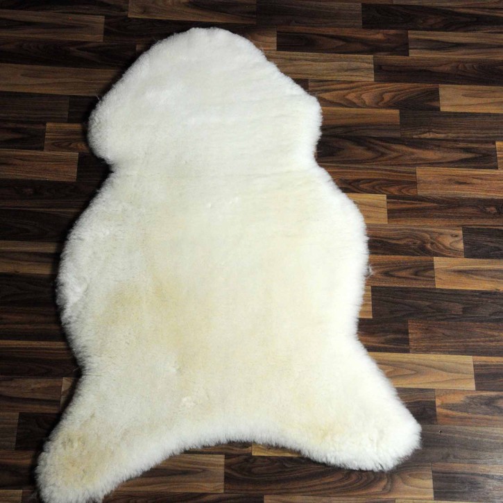 XXL ÖKO Island Schaffell schwarzbraun weiß 125x75 #6567