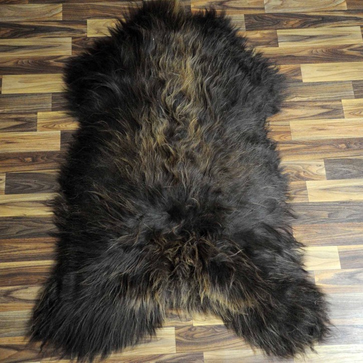 XL ÖKO Island Schaffell Lammfell rost braun 115x75 #6675