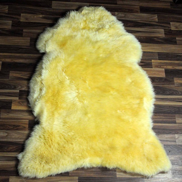 XXL ÖKO Schaffell medizinisch gegerbt 125x75 Unterlage Bett #6703