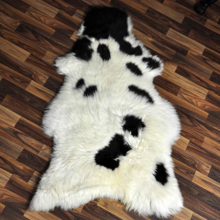 XXL ÖKO Schaffell Lammfell beige braun 120x75 echtes Fell #7125