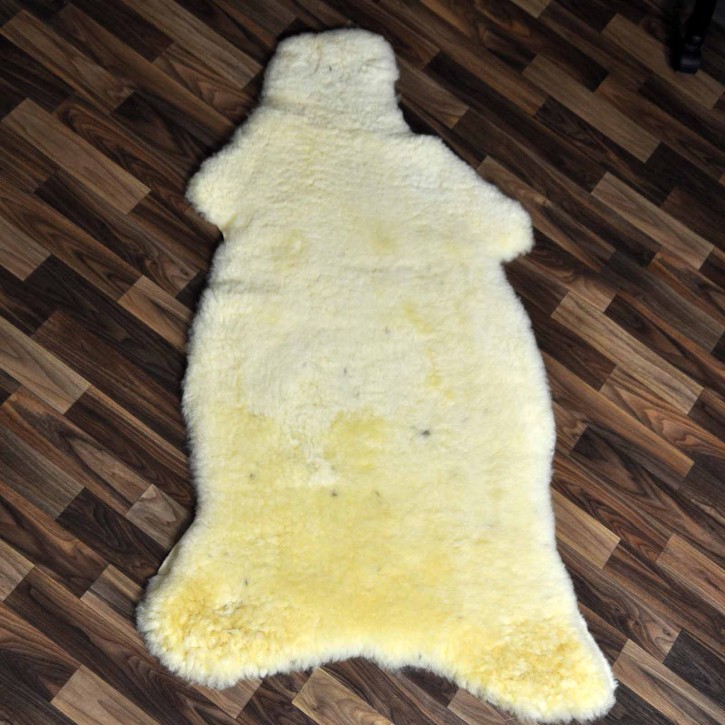 XXL ÖKO Schaffell medizinisches Fell 125x70 Auflage Kinderwagen #7283