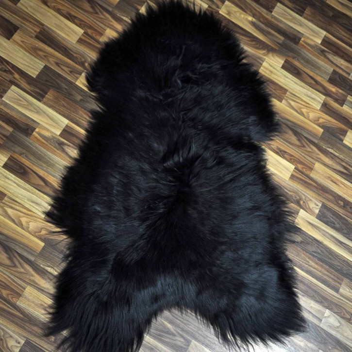 XXXL ÖKO Island Schaffell schwarzbraun 130x80 Geschenk #7304