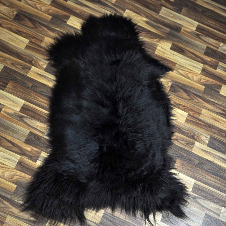 XL ÖKO Schaffell Lammfell braun 115x75 Teppich Kamin #7445