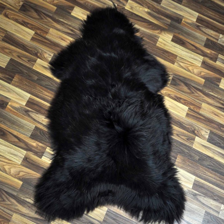 XL ÖKO Schaffell Lammfell braun 115x75 Geschenk #7447
