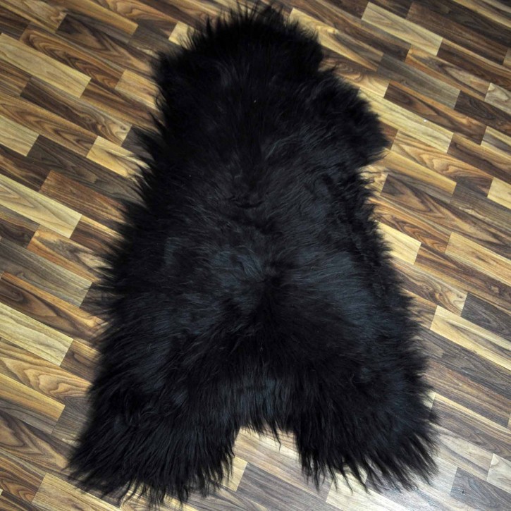 XXL ÖKO Island Schaffell schwarzbraun 120x75 Geschenk #7457