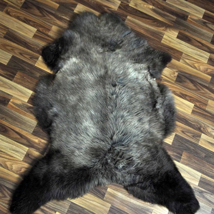 XL ÖKO Schaffell Lammfell braun 115x80 Geschenk #7745