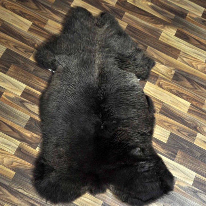 XL ÖKO Schaffell Lammfell braun 110x70 Teppich Hundebett #7746