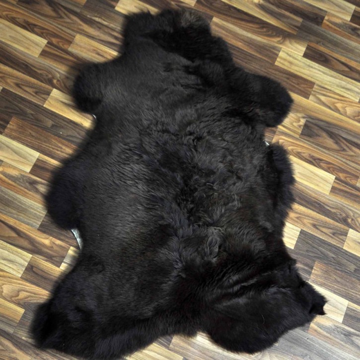 XL ÖKO Schaffell Lammfell braun 110x75 Teppich Hundebett #7748