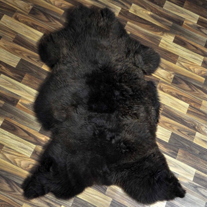 XXL ÖKO Schaffell Lammfell braun 120x80 Geschenk #7750