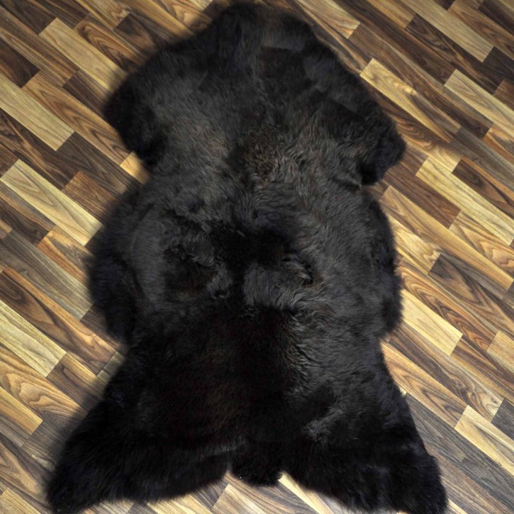 XXL ÖKO Schaffell Lammfell braun 125x80 Geschenk #7816