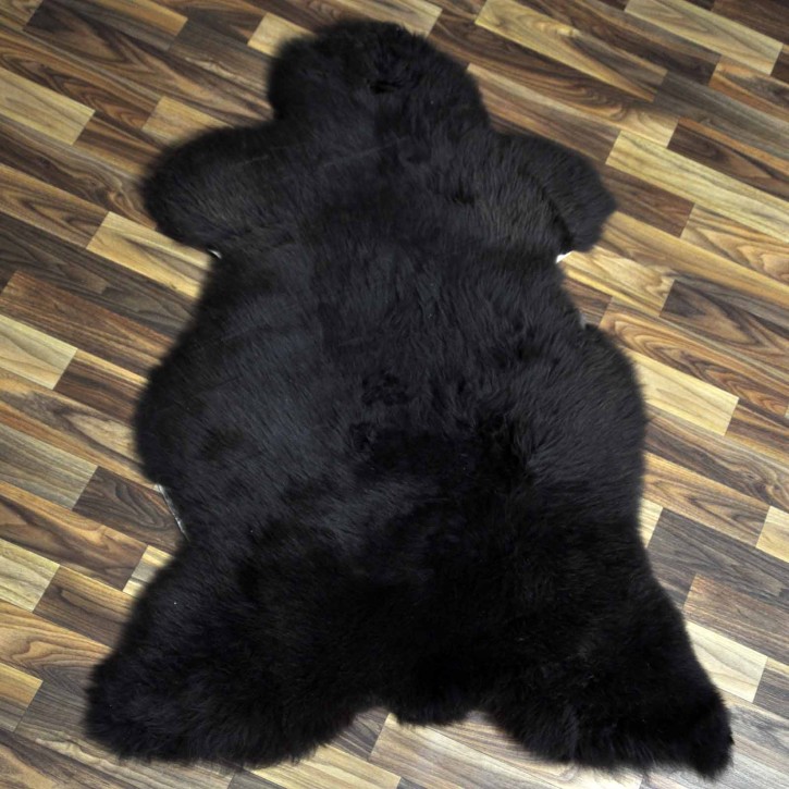 XL ÖKO Schaffell Lammfell braun 110x75 Teppich Kamin #7820