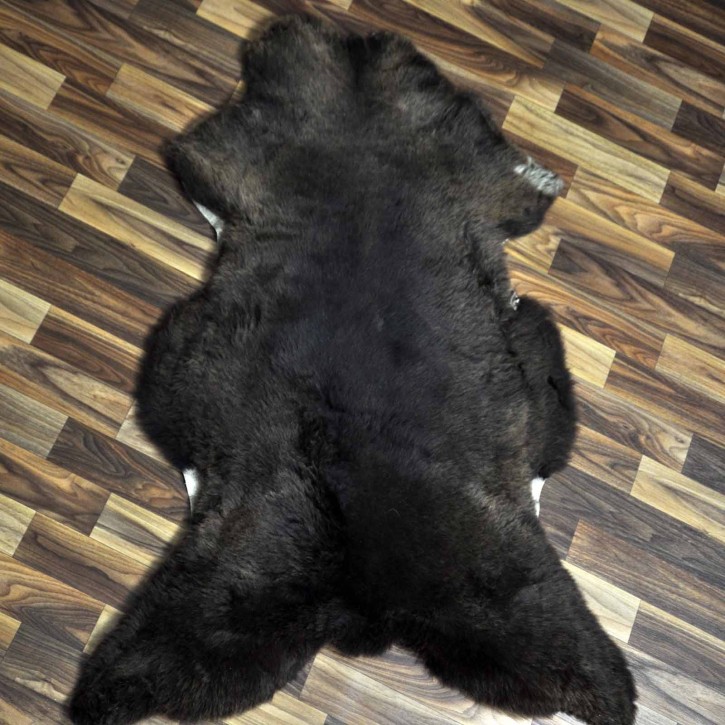 XL ÖKO Schaffell Lammfell braun 110x75 Geschenk #7821