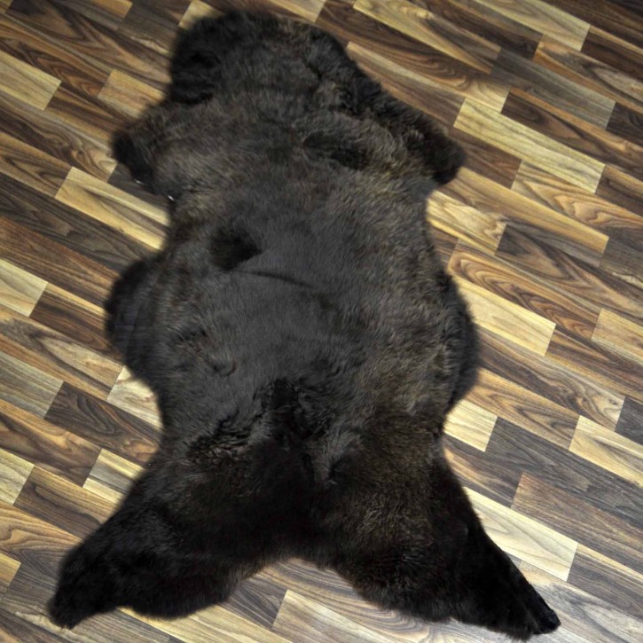XL ÖKO Schaffell Lammfell braun 110x75 Teppich Kamin #7838
