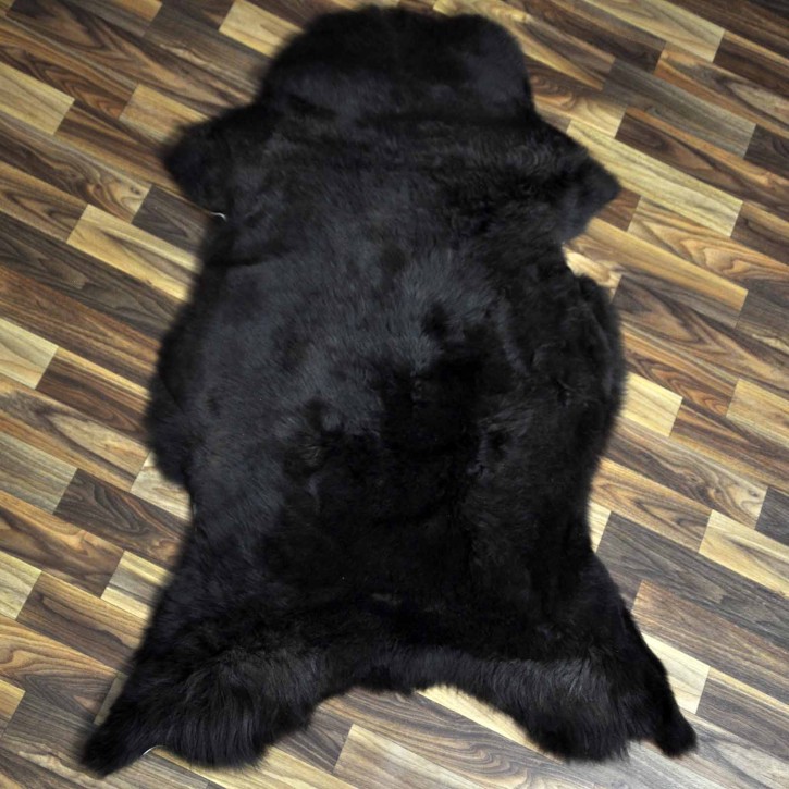 XL ÖKO Schaffell Lammfell braun 115x75 Couch Auflage #7839