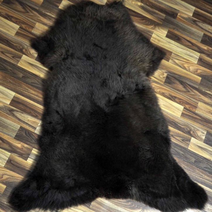 XL ÖKO Schaffell Lammfell braun 110x80 Teppich Kamin #7843
