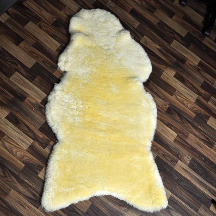 XXXL ÖKO Schaffell medizinisches Fell 140x75 Auflage Bett riesig #7851