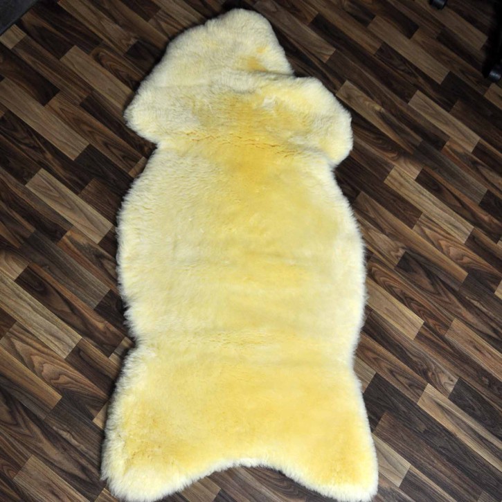 XXXL ÖKO Schaffell medizinisches Fell 140x70 Auflage Bett riesig #7854