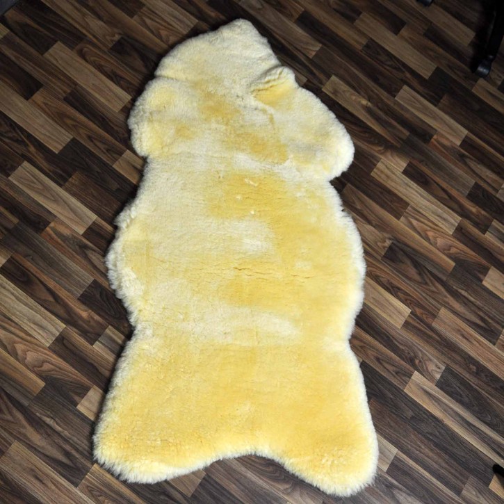 XXXL ÖKO Schaffell medizinisches Fell 135x70 Auflage Bett riesig #7855