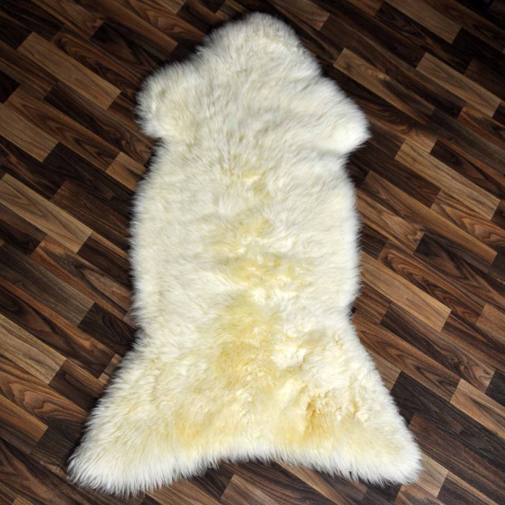 XXL ÖKO Schaffell Lammfell weiß 120x75 Hundebett Tierbett #7923