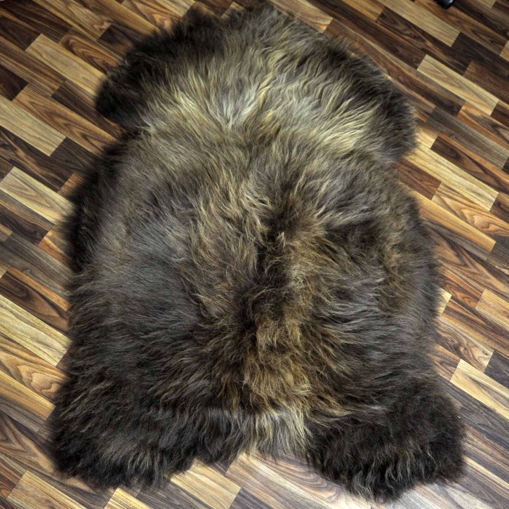XXXL ÖKO Island Schaffell Lammfell rost braun 130x85 #8031