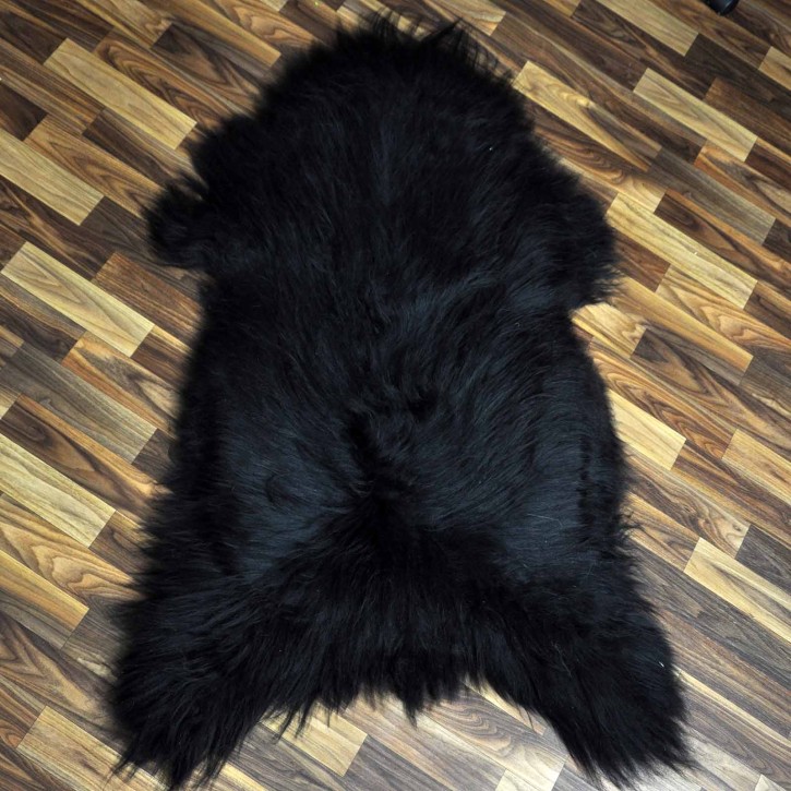 XXXL ÖKO Island Schaffell schwarzbraun 130x80 Geschenk #8180