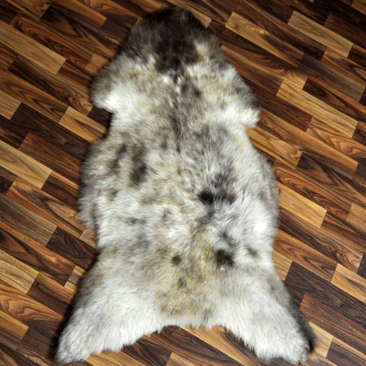 XL ÖKO Schaffell Lammfell beige braun 115x75 Teppich Geschenk #8196