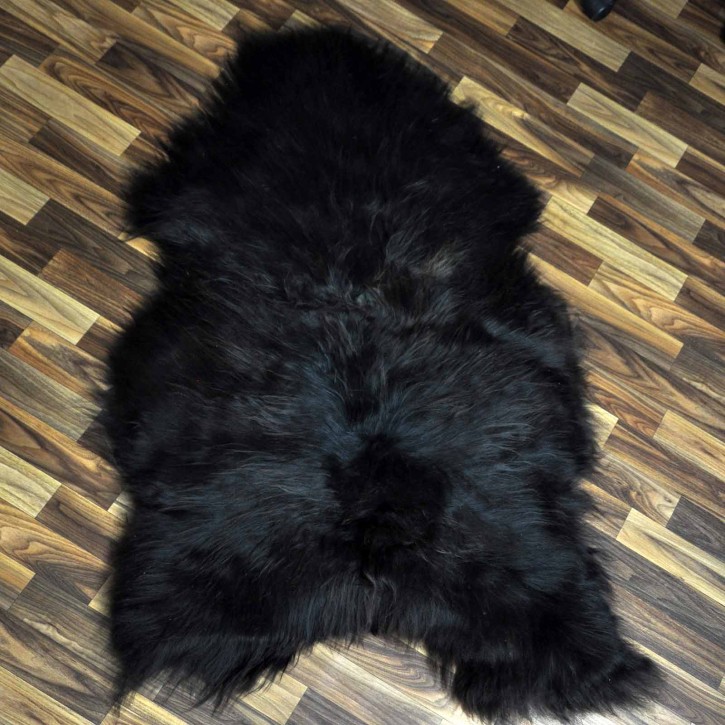 XXL ÖKO Island Schaffell Lammfell braun 125x75 #8250