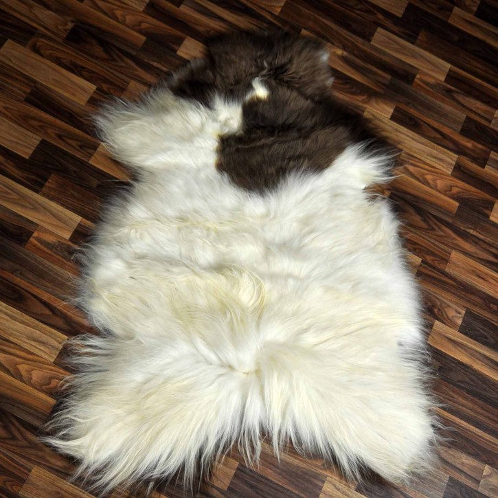 XXL ÖKO Island Schaffell beige braun 120x80 #8279