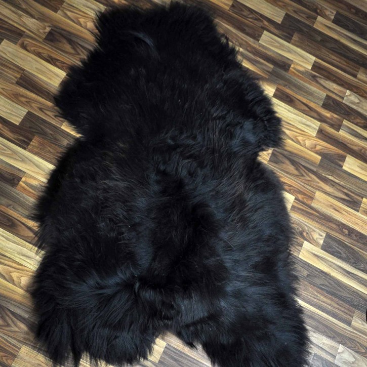 XXXL ÖKO Island Schaffell Lammfell braun 140x85 Perchten #8298