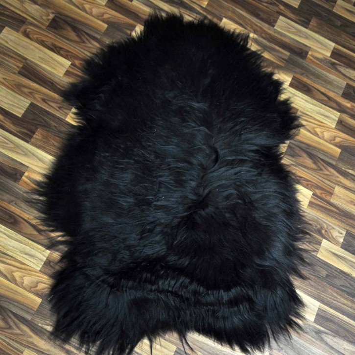 XXL ÖKO Island Schaffell schwarzbraun 120x75 Geschenk #8315