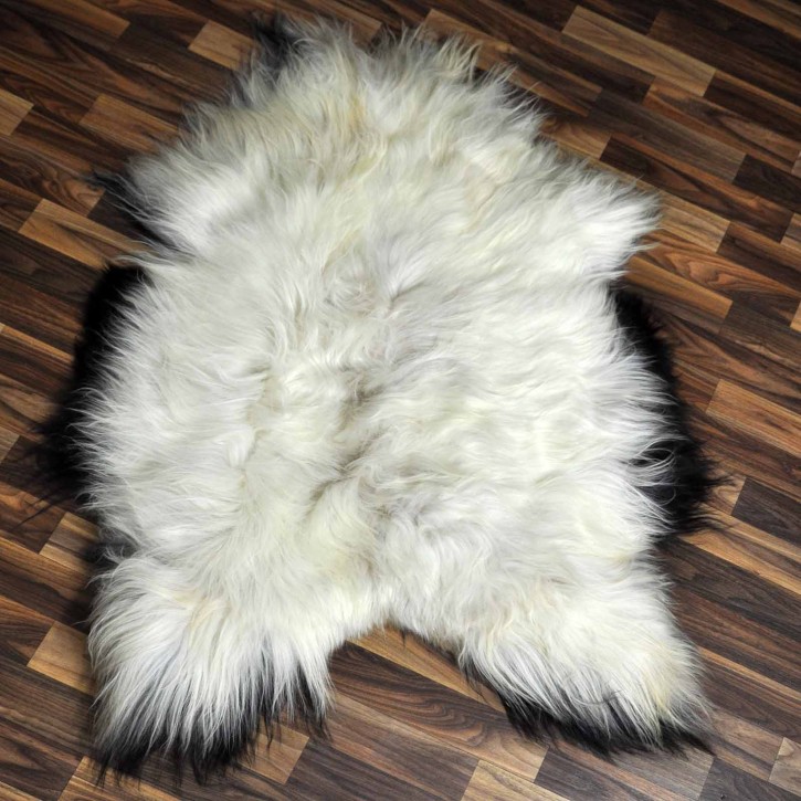 XL ÖKO Island Schaffell beige schwarzbraun 115x80 #8360 XL ÖKO Island Schaffell beige schwarzbraun 115x80 #8360