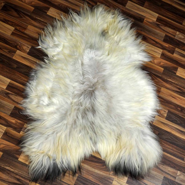 XL ÖKO Island Schaffell beige schwarzbraun 115x80 #8362 XL ÖKO Island Schaffell beige schwarzbraun 115x80 #8362