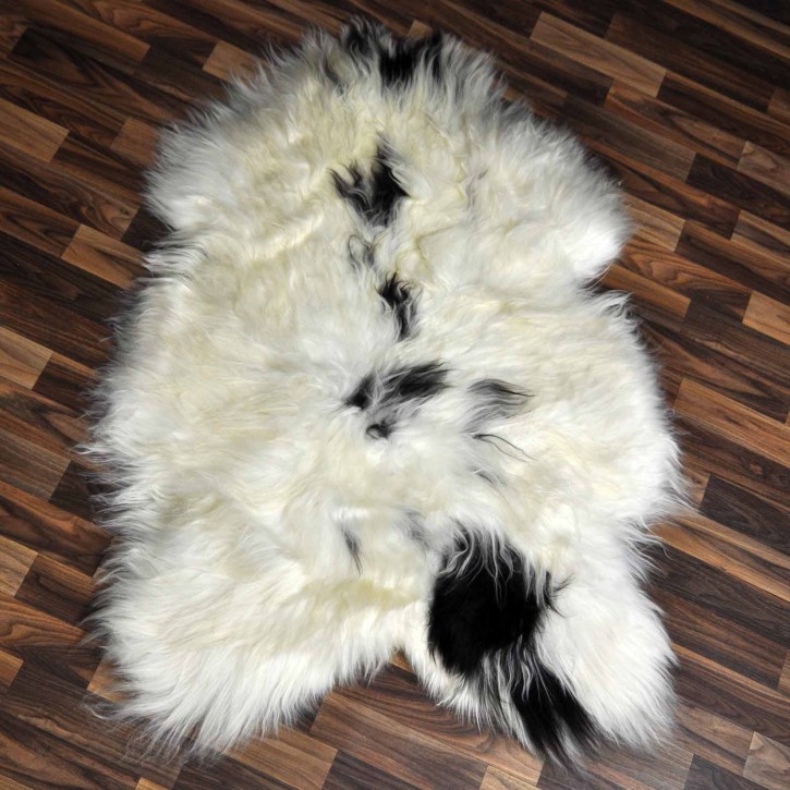 XL ÖKO Island Schaffell beige schwarzbraun 115x80 #8370 XL ÖKO Island Schaffell beige schwarzbraun 115x80 #8370