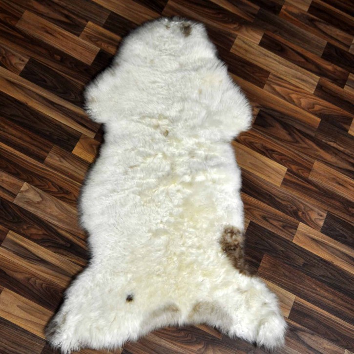 ÖKO Schaffell Lammfell beige braun 100x60 Hundebett #8425