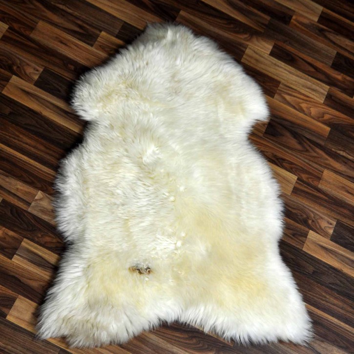 ÖKO Schaffell Lammfell beige braun 100x70 Hundebett #8434