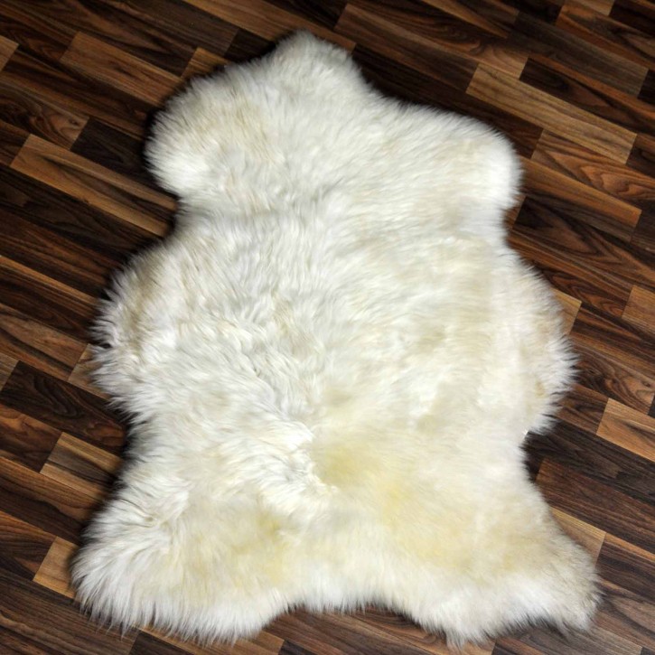 ÖKO Schaffell Lammfell beige braun 100x70 Hundebett #8436